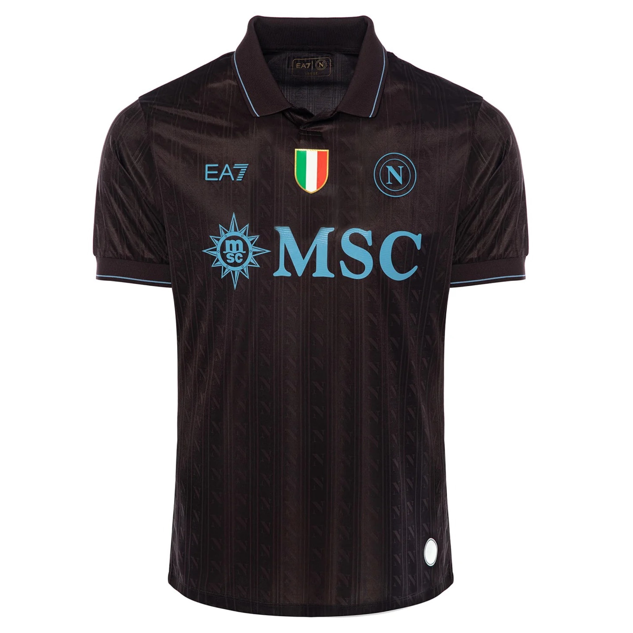 Camiseta de visitante alternativa del SSC Napoli 2025/2026 EA7